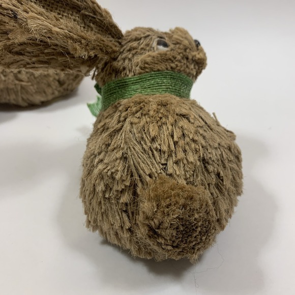 Pier 1 Imports Bristle Bunnies Easter Decoration Whimsical Centerpiece 3-Piece - Picture 12 of 15